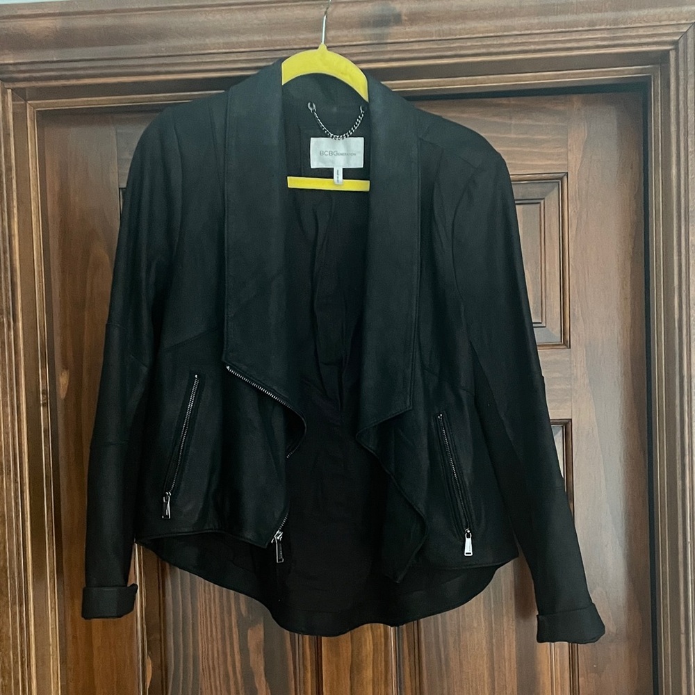 BCBGeneration Black Leather Jacket